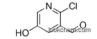 Molecular Structure of 176433-62-8 (2-Chloro-5-hydroxy-3-pyridinecarboxaldehyde)